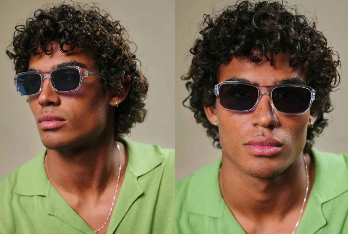 Johann Wolff Karl - Crystal Sunglasses on Model