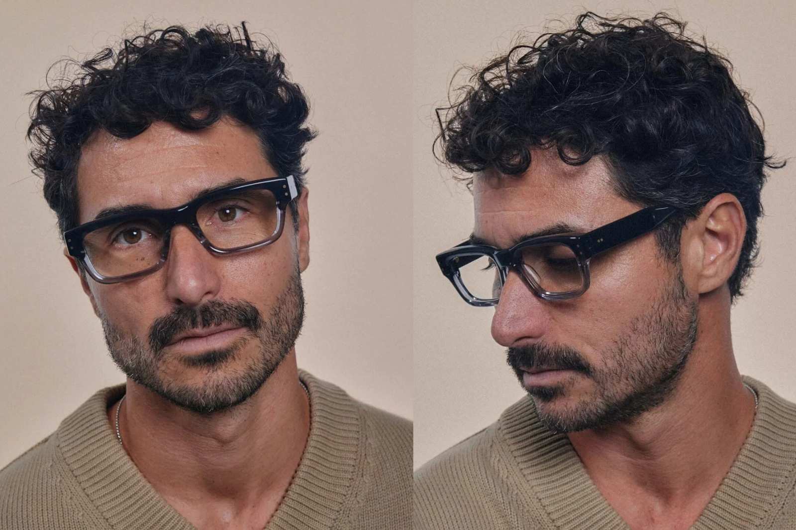 Johann Wolff Konrad Eyeglasses - Black Fade