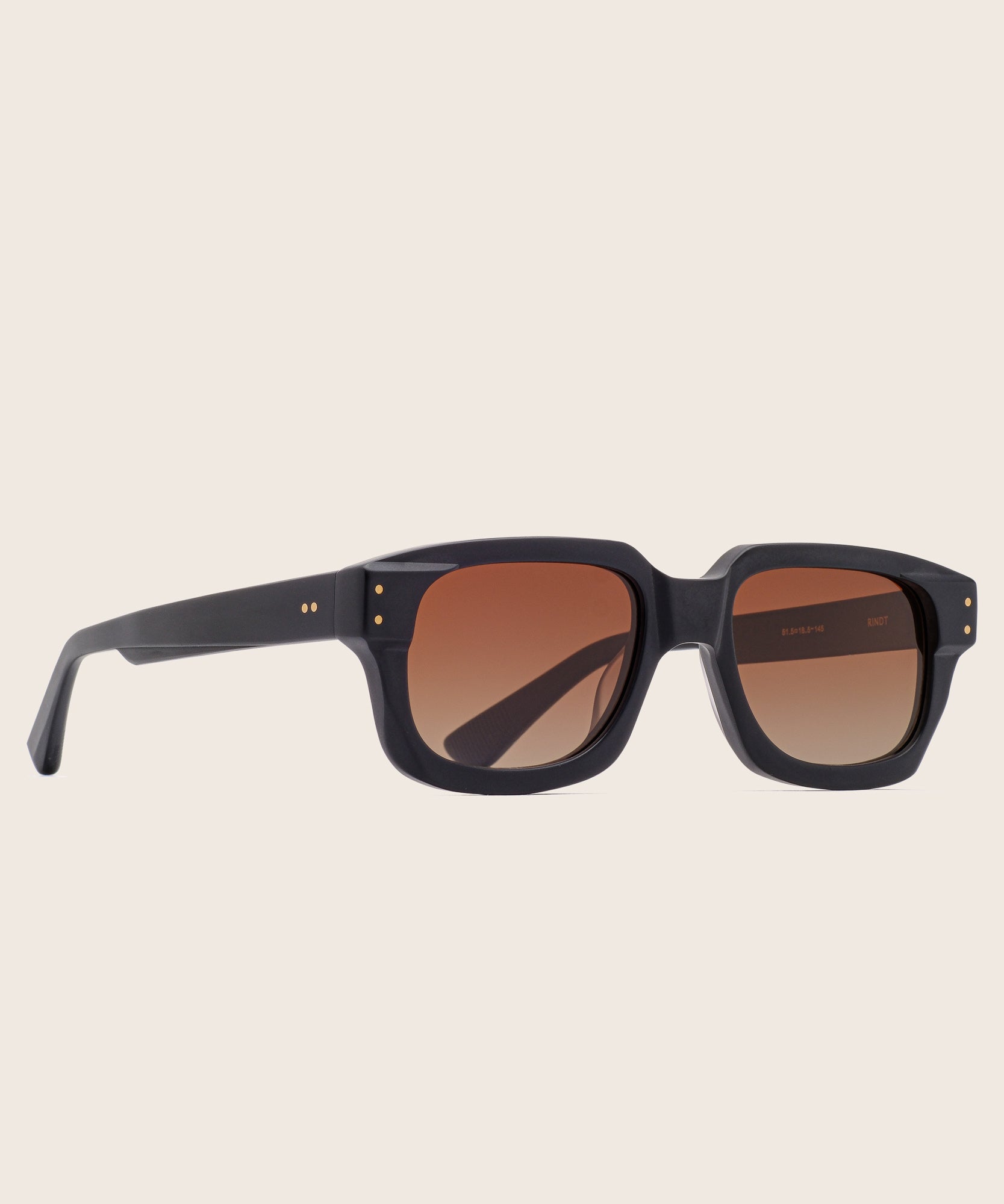 Johann Wolff Rindt Matte Black Brown Light #color_matte-black-brown-light