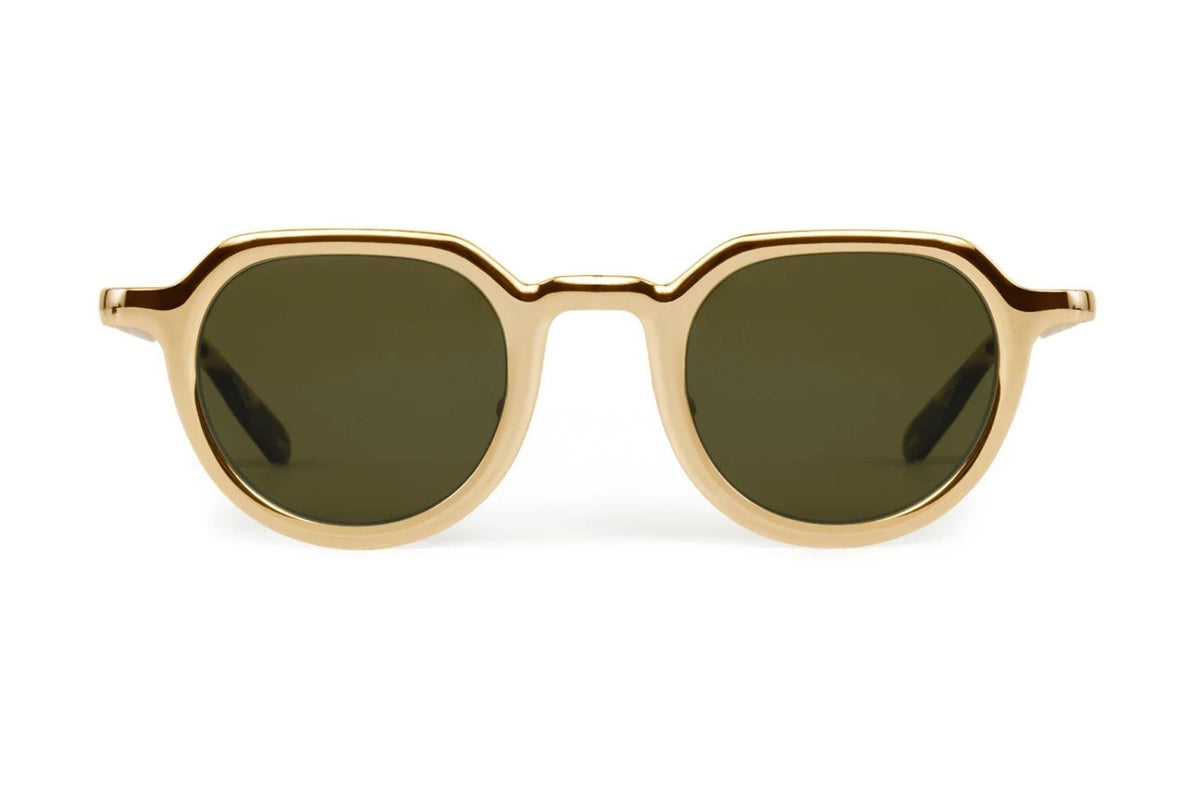 KREWE REFLECTIVE SUNGLASSES UNISEX Krewe Wayfarer Mirrored Sunglasses - Yellow Sunglasses  main image 3