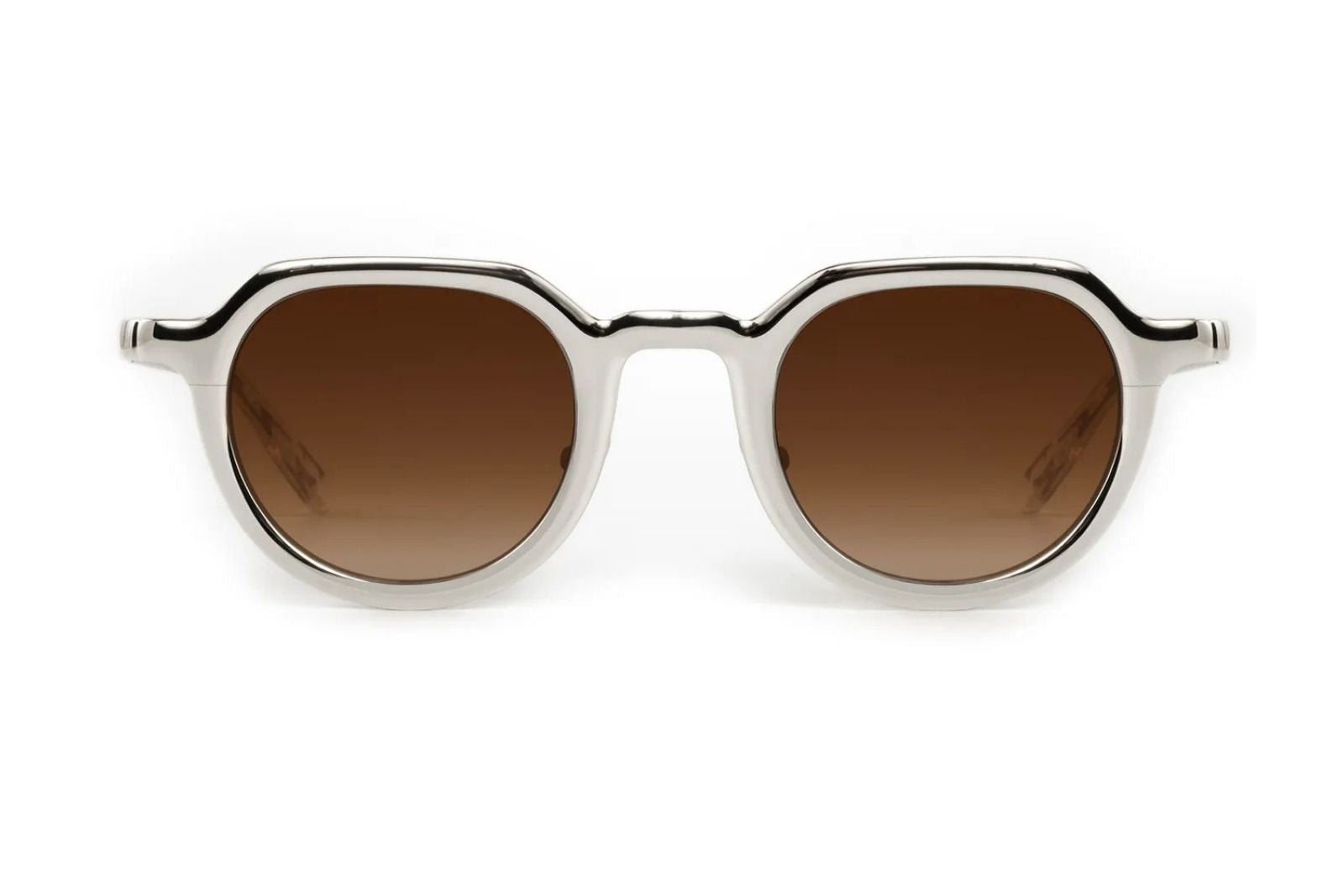 Krewe Galvan - Silver Chroma + Crystal Sunglasses