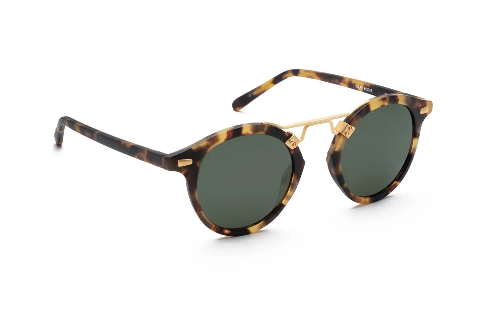 Krewe St. Louis - Matte Tokyo Tortoise 24k Sunglasses