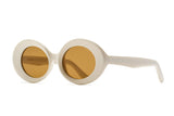 Lapima madalena natural white vintage sunglasses