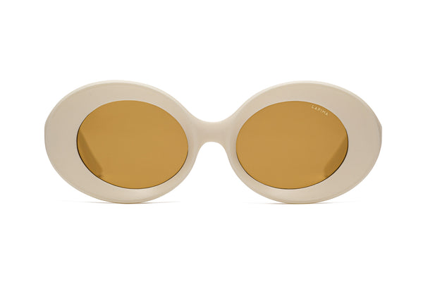 Lapima madalena natural white vintage sunglasses