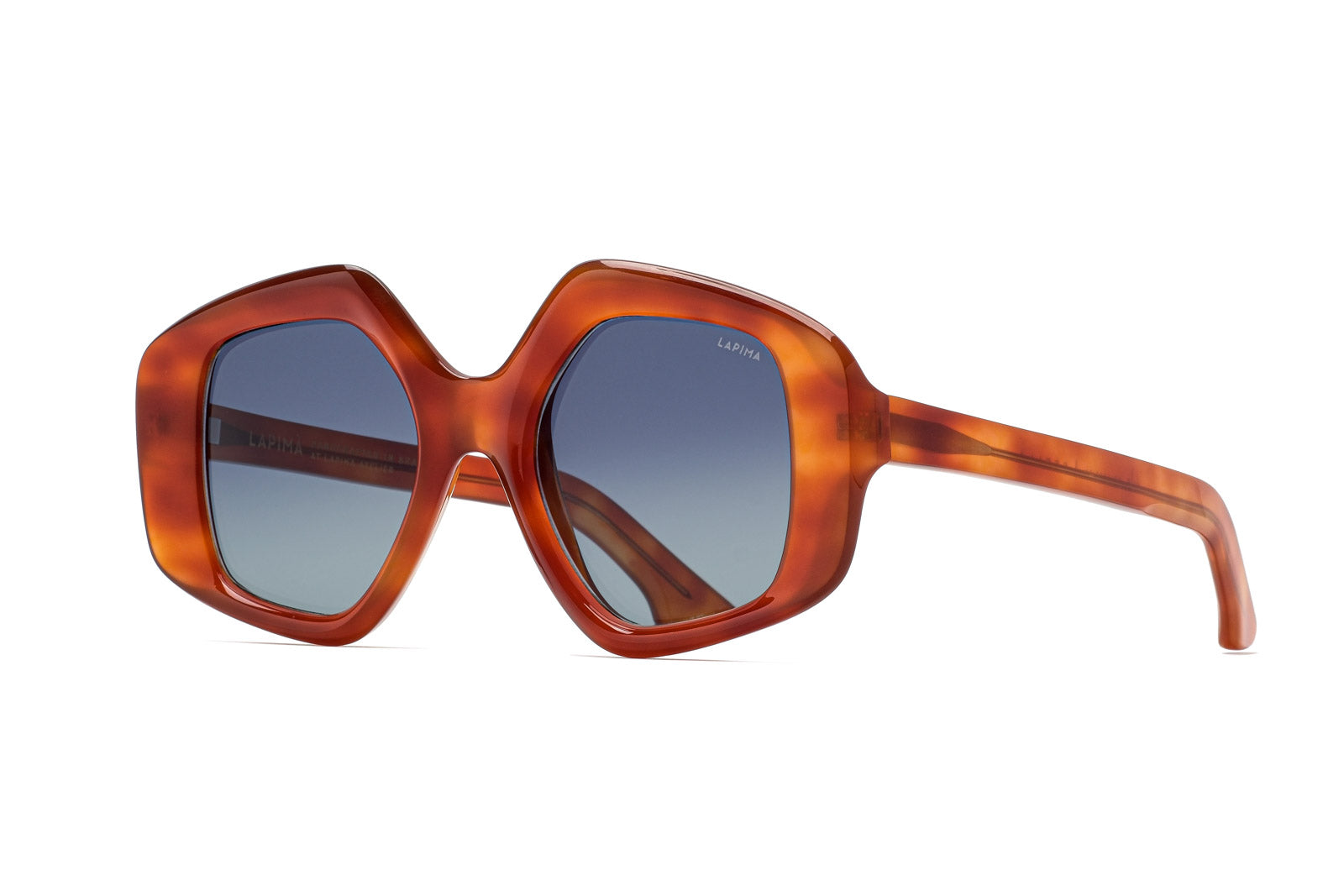 Lapima stella caramel blue sky sunglasses