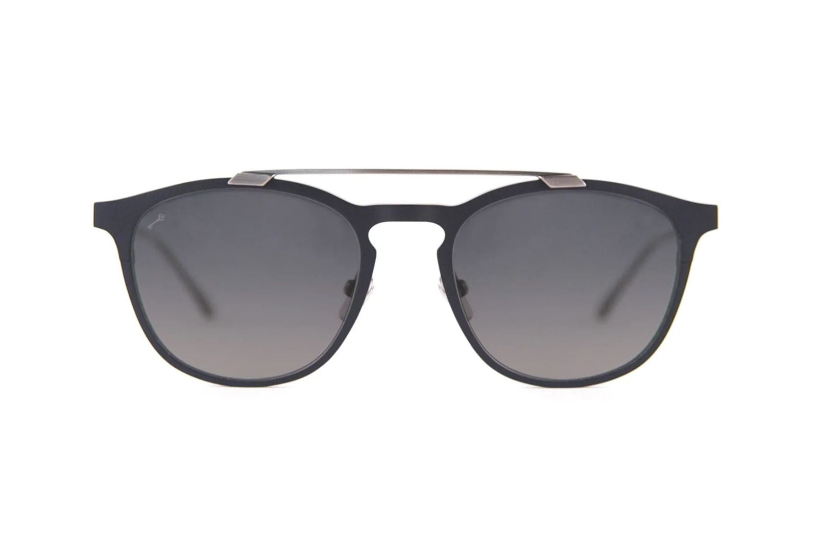 Leisure Society Eze 53 - Navy Antique Silver Sunglasses