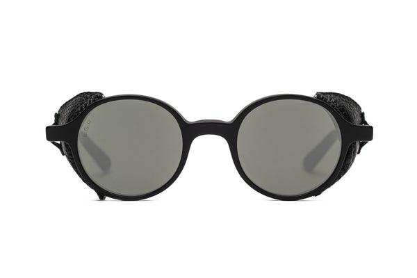 LGR Reunion Flap matte black sunglasses