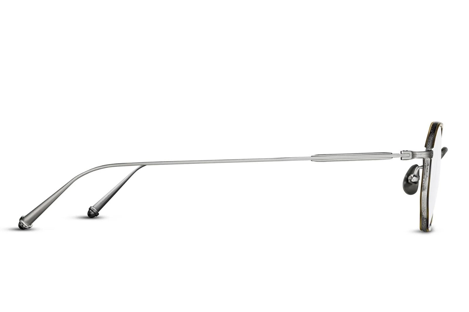 Matsuda M3086-I Eyeglasses - Antique Silver - Tortoise