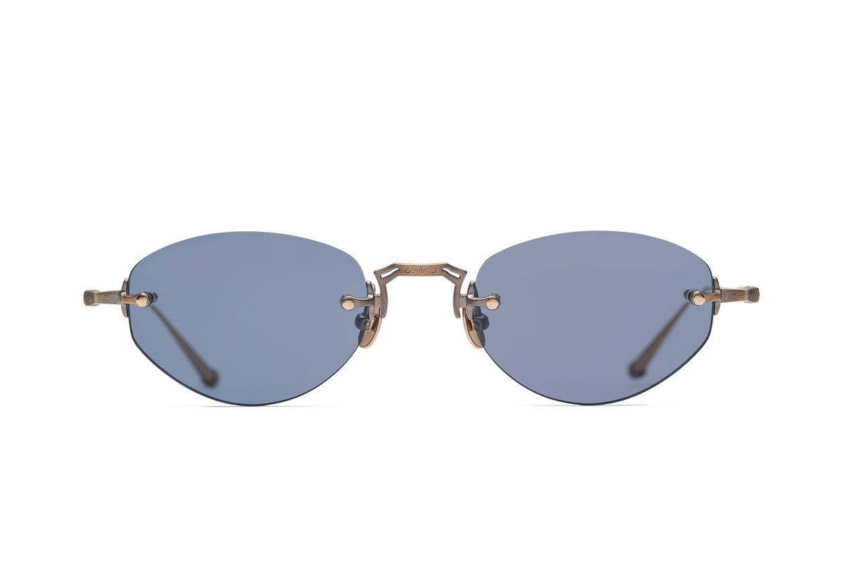Matsuda | M3105 E in Antique Gold Sunglasses - twelvesixtynine 