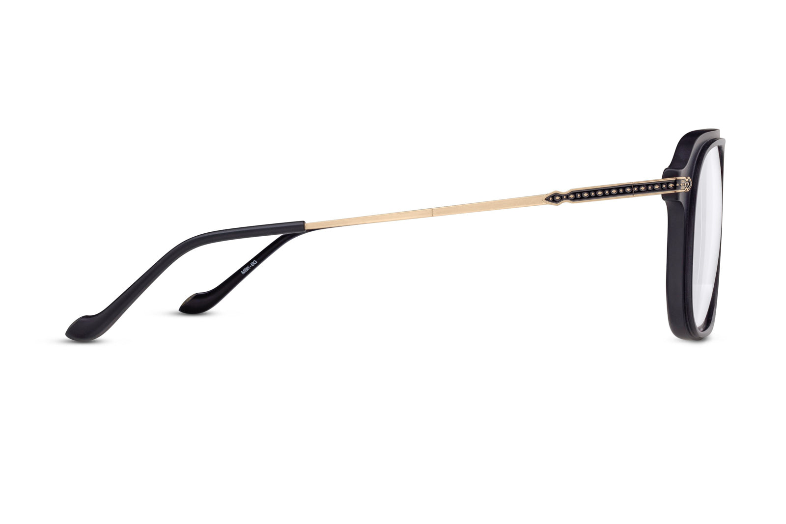 matsuda m2062 matte black brushed gold eyeglasses