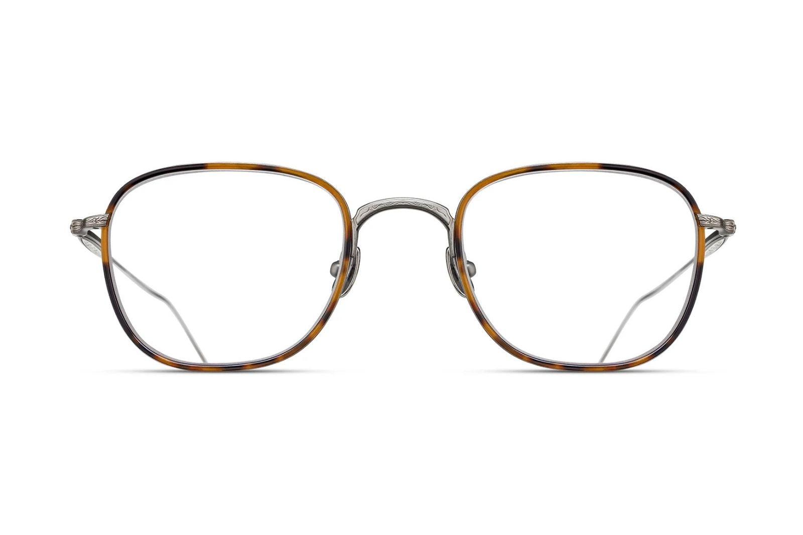 Matsuda M3090-I Eyeglasses - Antique Silver - Tortoise