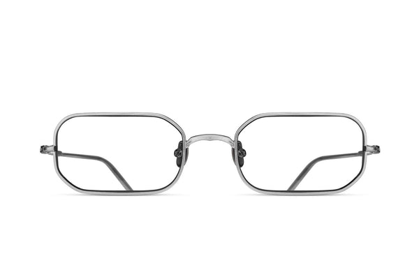 Shop Matsuda | M3163 Eyeglasses in Brushed Silver - twelvesixtynine