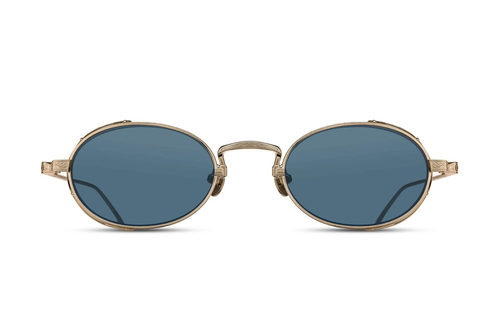 Matsuda M3169 - Brushed Gold - Blue Grey Sunglasses