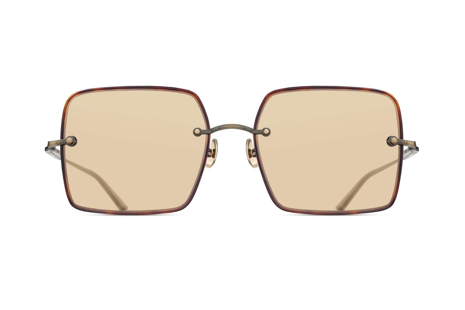 Matsuda M5005 - Antique Gold - Café Brown Sunglasses