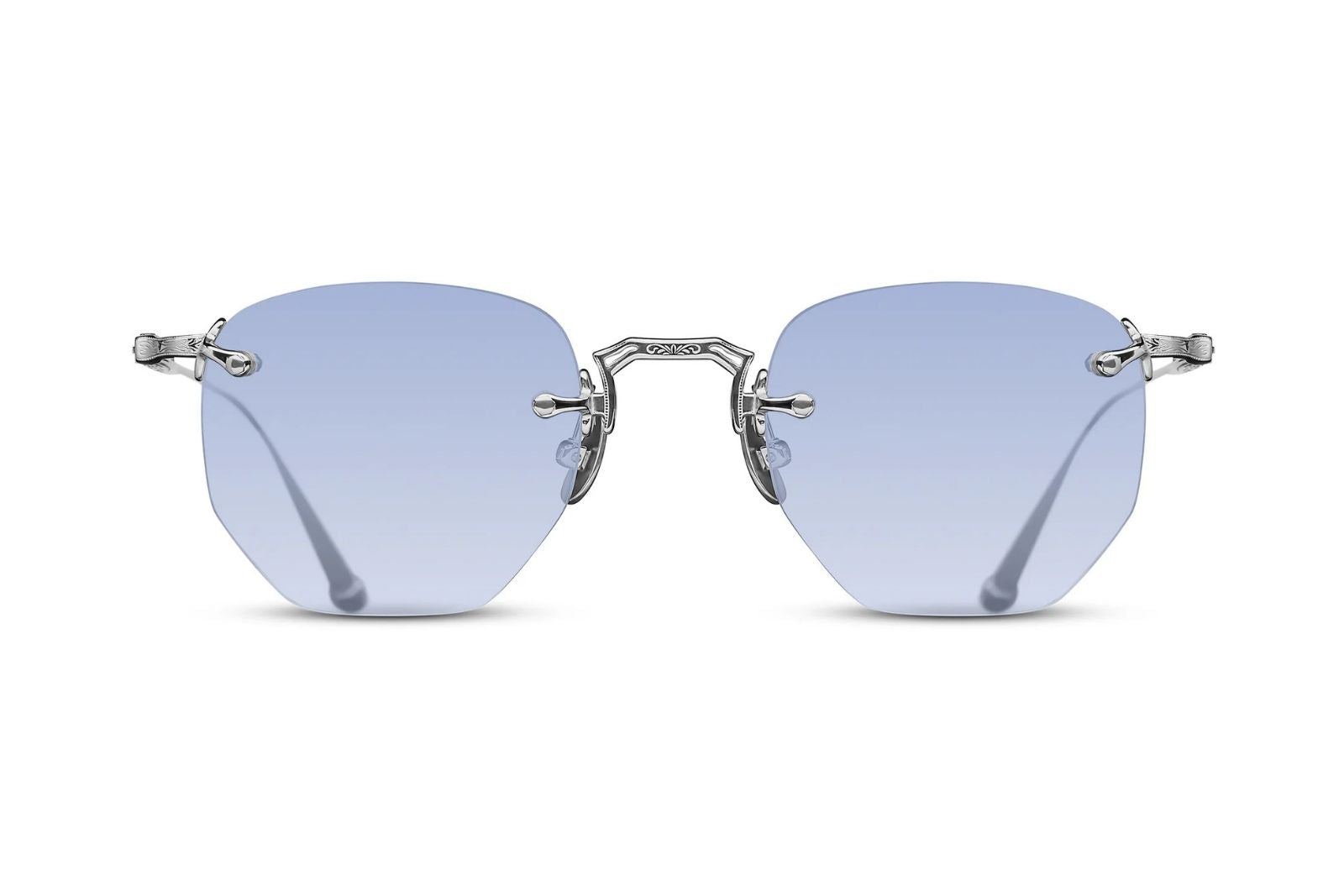 Matsuda M5006- Palladium White | Cobalt Blue Sunglasses