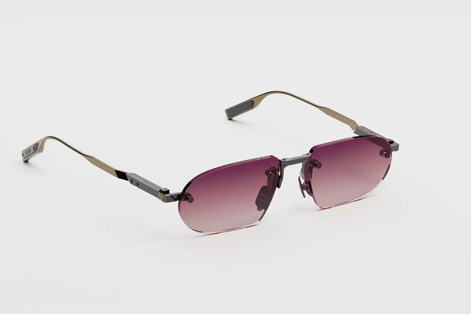 Movitra Sine 02 - C2 - Light Gold | Violet Sunglasses