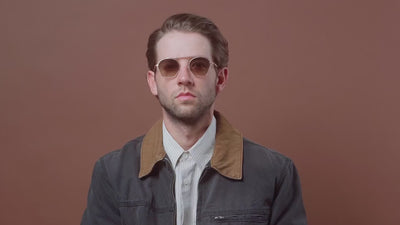 Ahlem Chaillot Sunglasses in Grey Gold