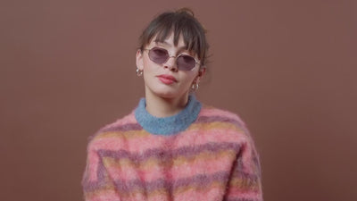 Ahlem Triomphe Grey Gold Sunglasses