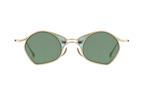 Rigards RG1032TI in Pale Gold Sunglasses- twelvesixtynine