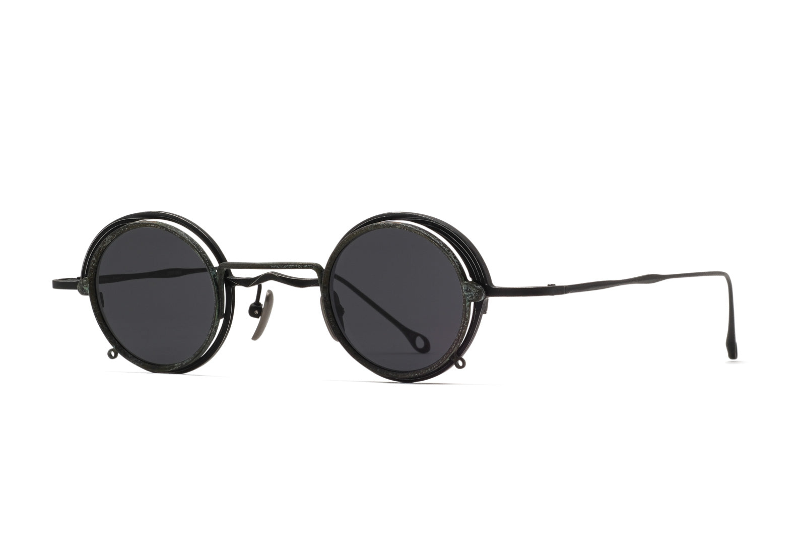 Rigards RG1008ZC vintage black sunglasses