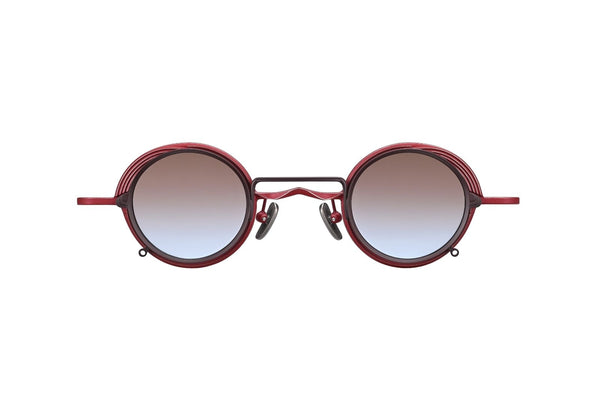 Rigards | RG1008ZC in Red x Bronze Clip Sunglasses - twelvesixtynine