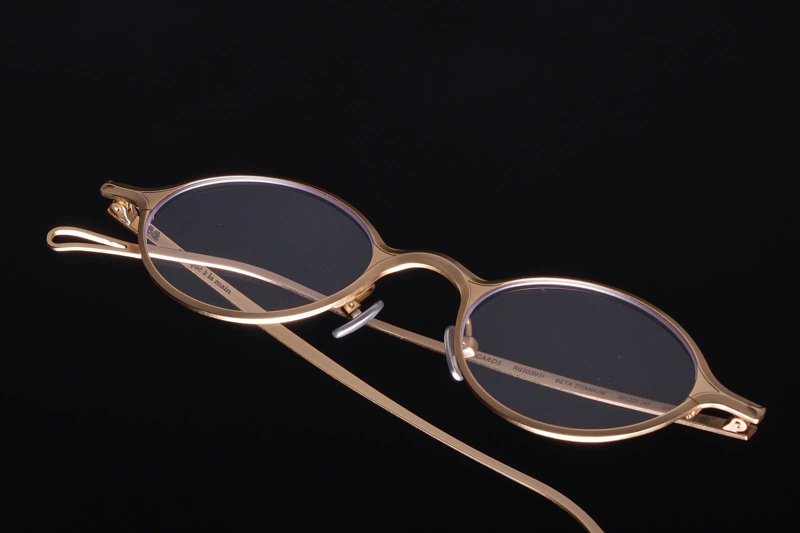 Rigards RG1039TI Gold Eyeglasses