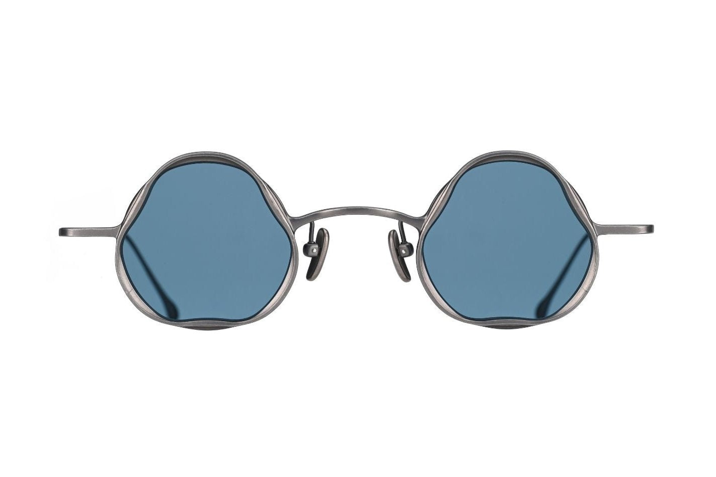 Rigards RG1080TI Antique Grey Blue Sunglasses