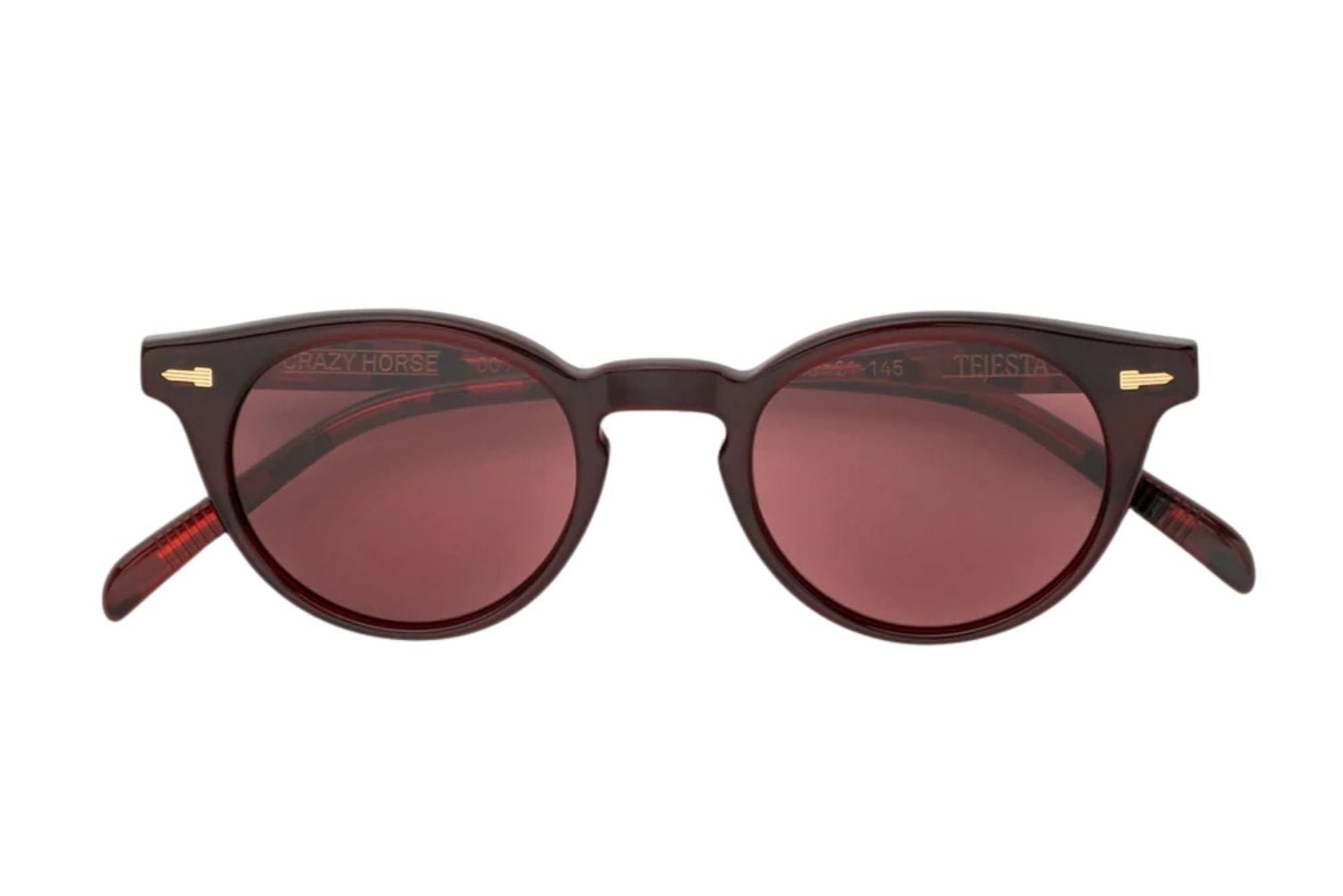 Tejesta Crazy Horse Burgundy Sunglasses