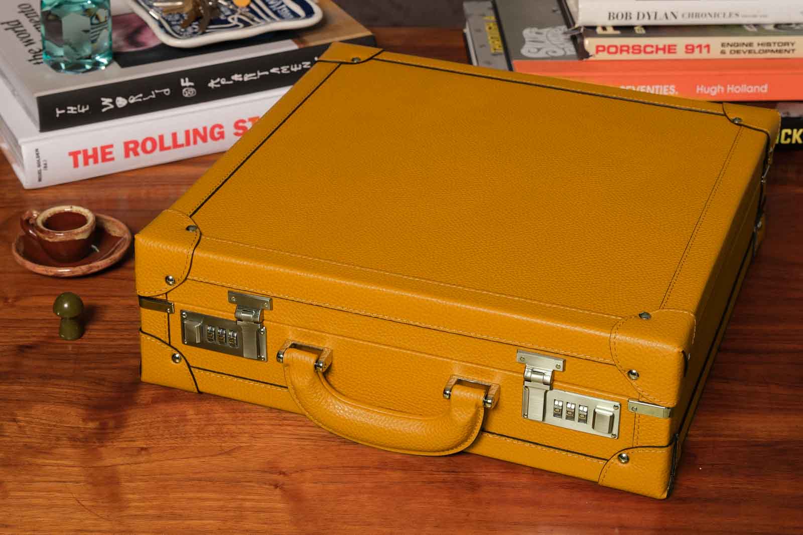 Large Collectors Case Royal Mustard twelvesixtynine