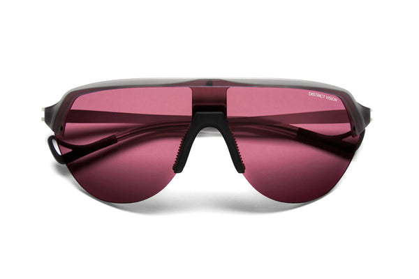 District Vision nagata grey black rose sunglasses