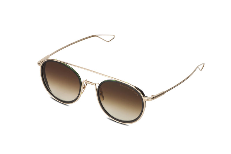 dita system two black and gold sunglasses