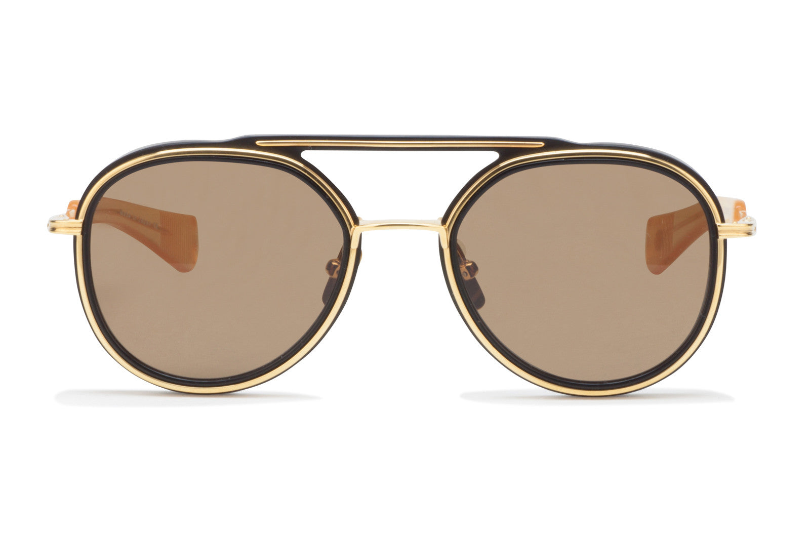 dita spacecraft aviator black and gold sunglasses