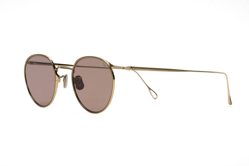 Eyevan 156(48) gold pink sunglasses