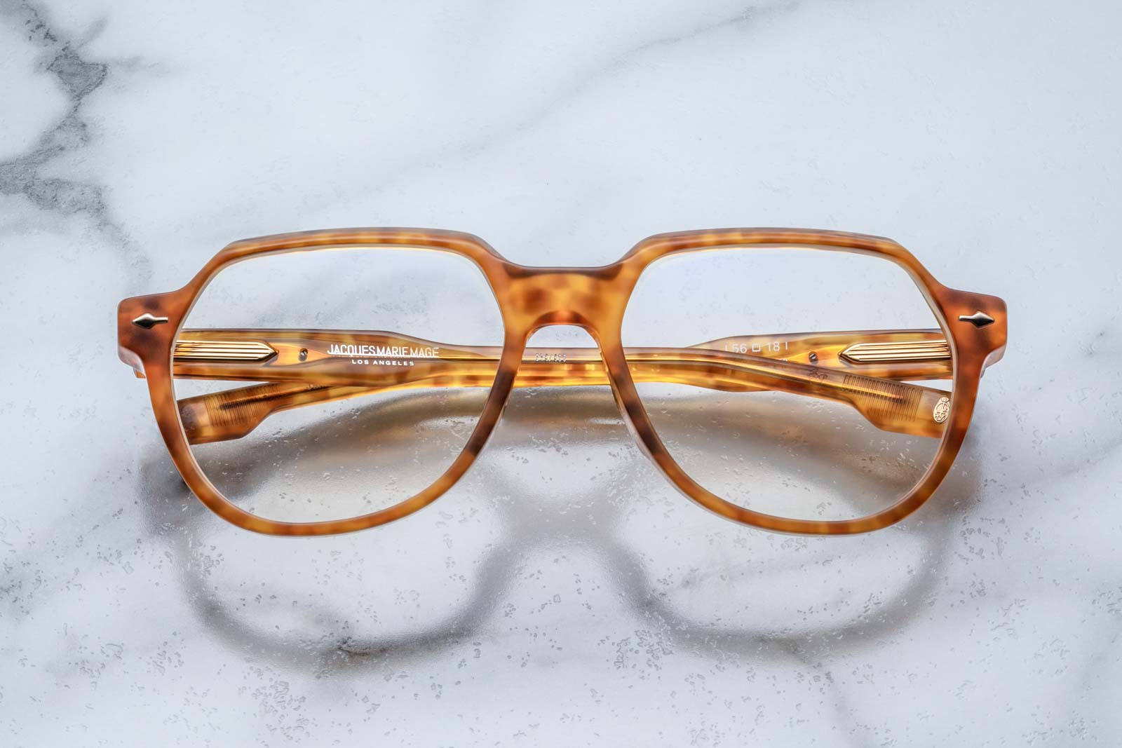 Jacques Marie Mage Shozo Camel Eyeglasses
