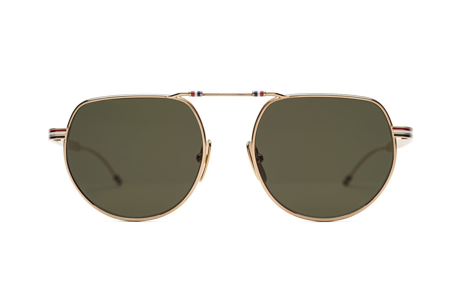 Thom browne TB918 gold sunglasses