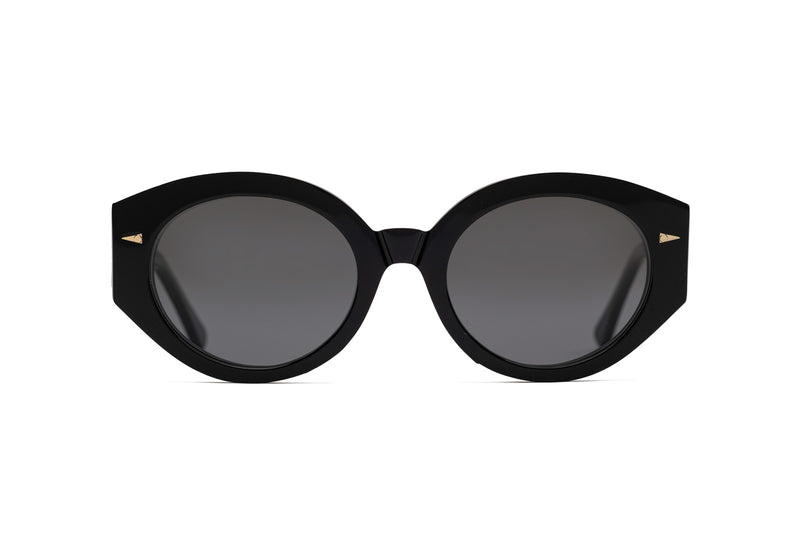 Ahlem Art Deco Black Sunglasses