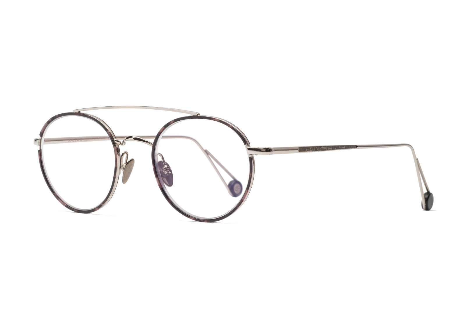 Ahlem Place de la Bastille White Gold Eyeglasses