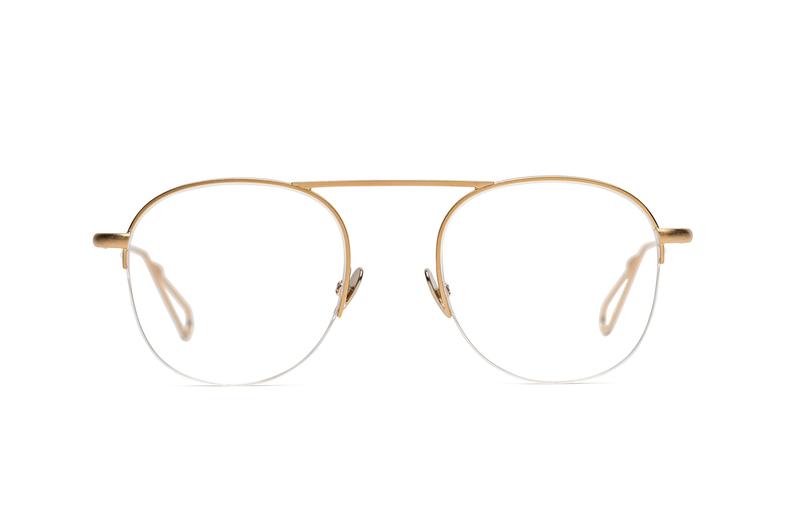 ahlem voltaire brushed champagne eyeglasses1