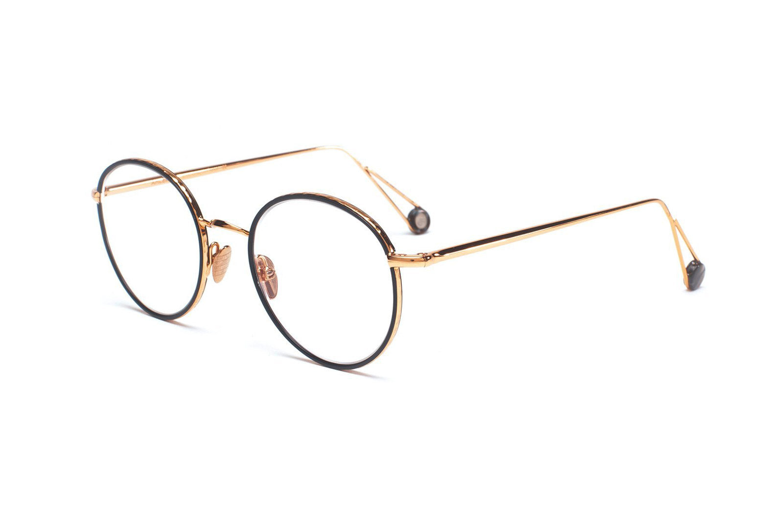 ahlem auber gold navy eyeglasses