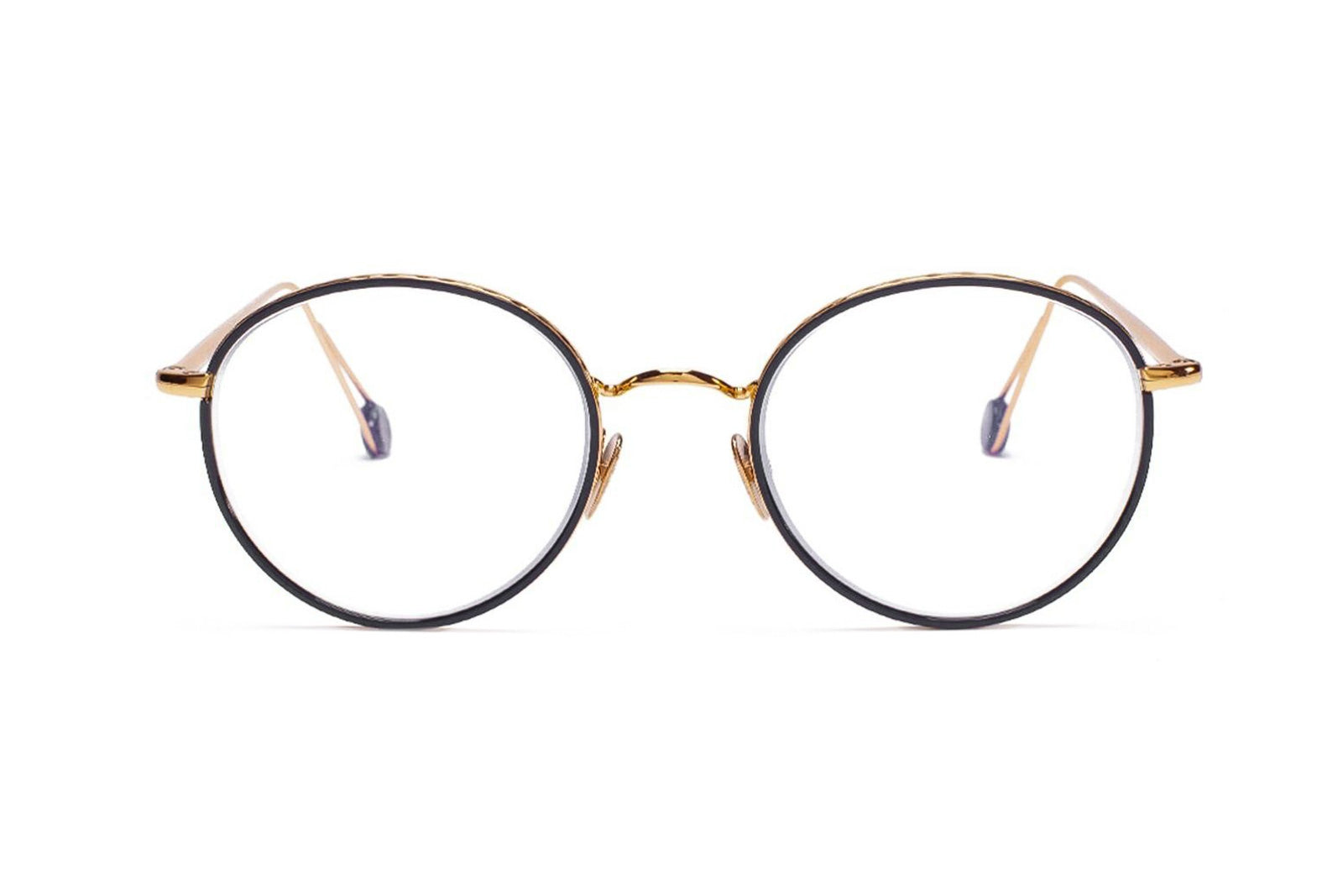 ahlem auber gold navy eyeglasses