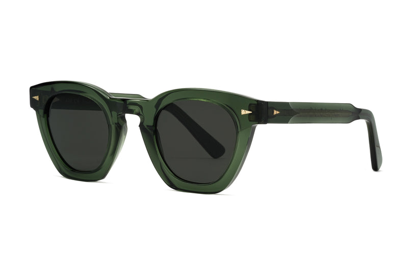 Ahlem Montorgueil Dark Green Sunglasses