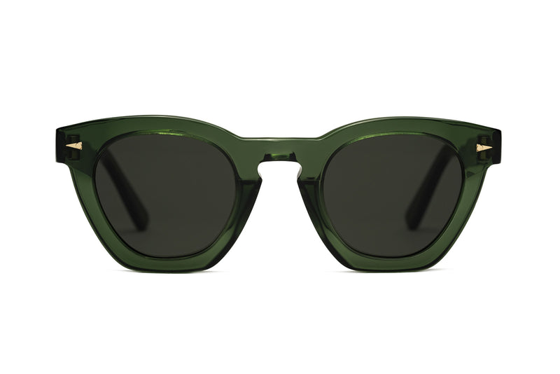 Ahlem Montorgueil Dark Green Sunglasses