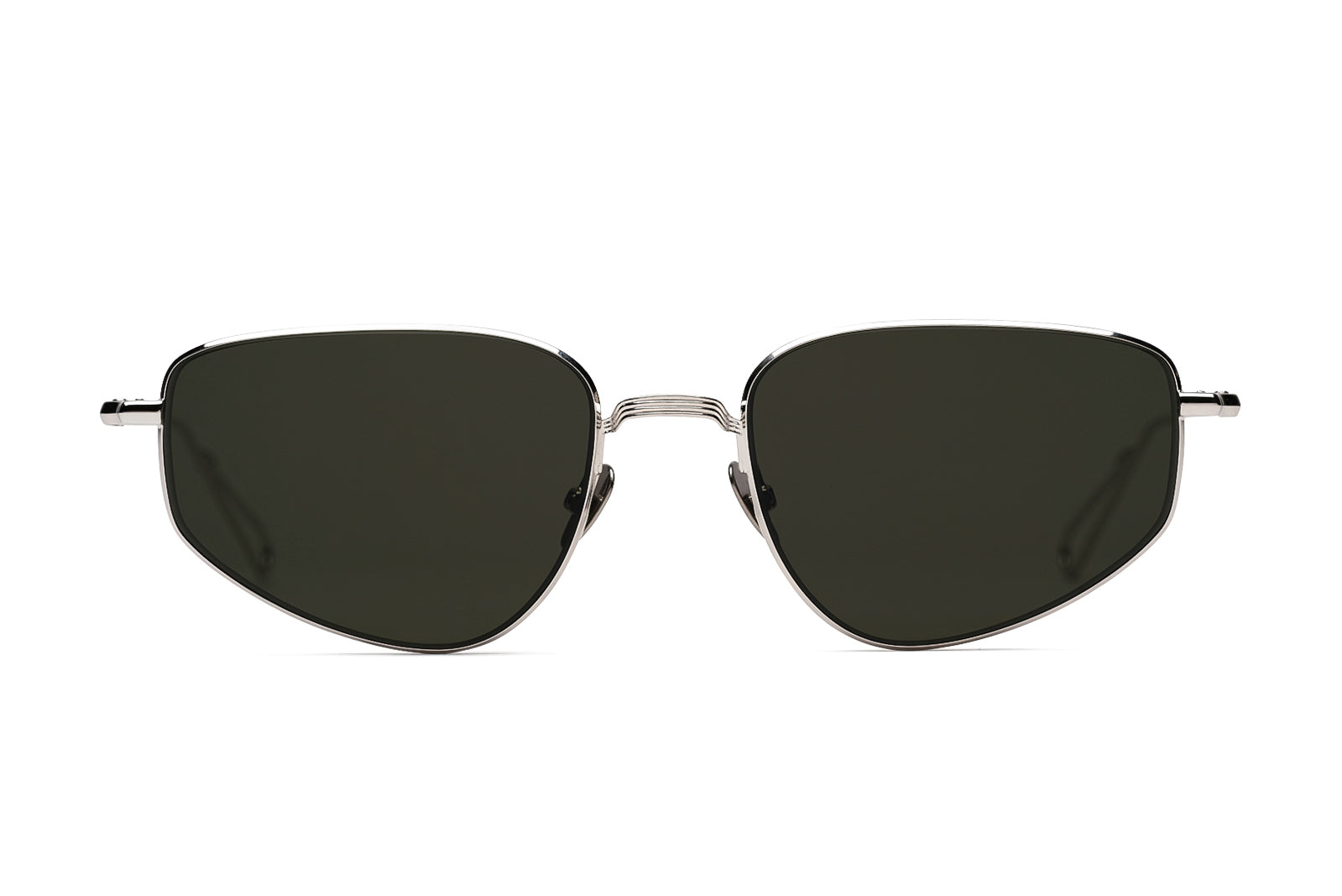 Ahlem Quai Branly White Gold Sunglasses