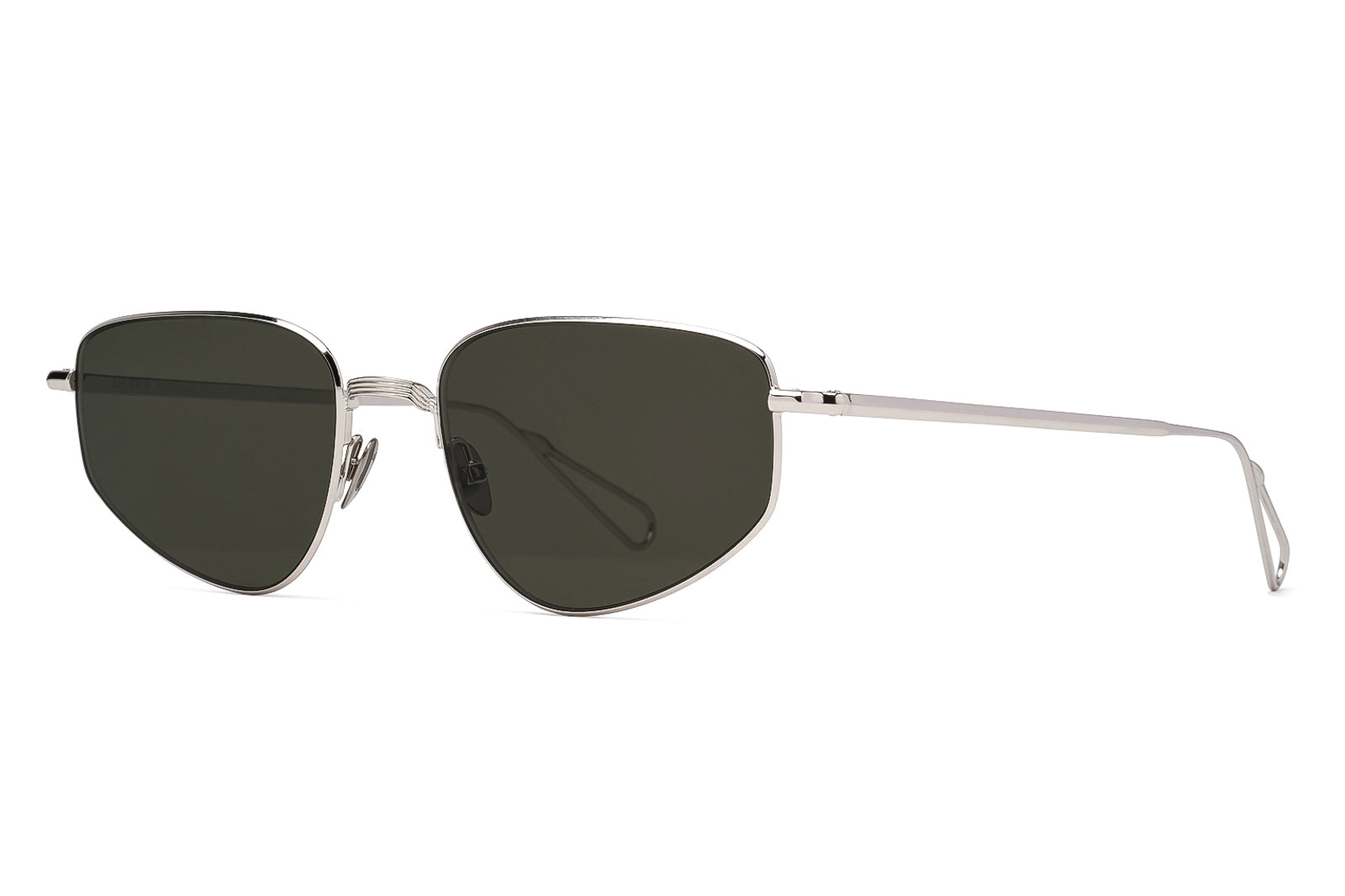 Ahlem Quai Branly White Gold Sunglasses