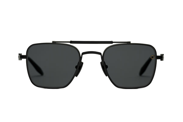 akoni europa black navy sunglasses