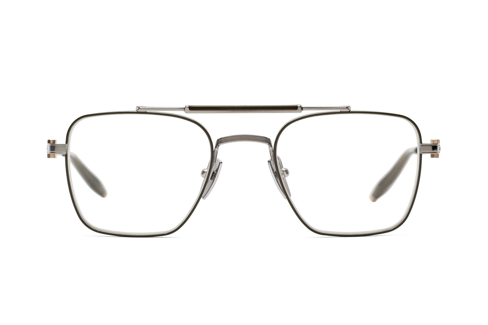 akoni europa brushed palladium eyeglasses