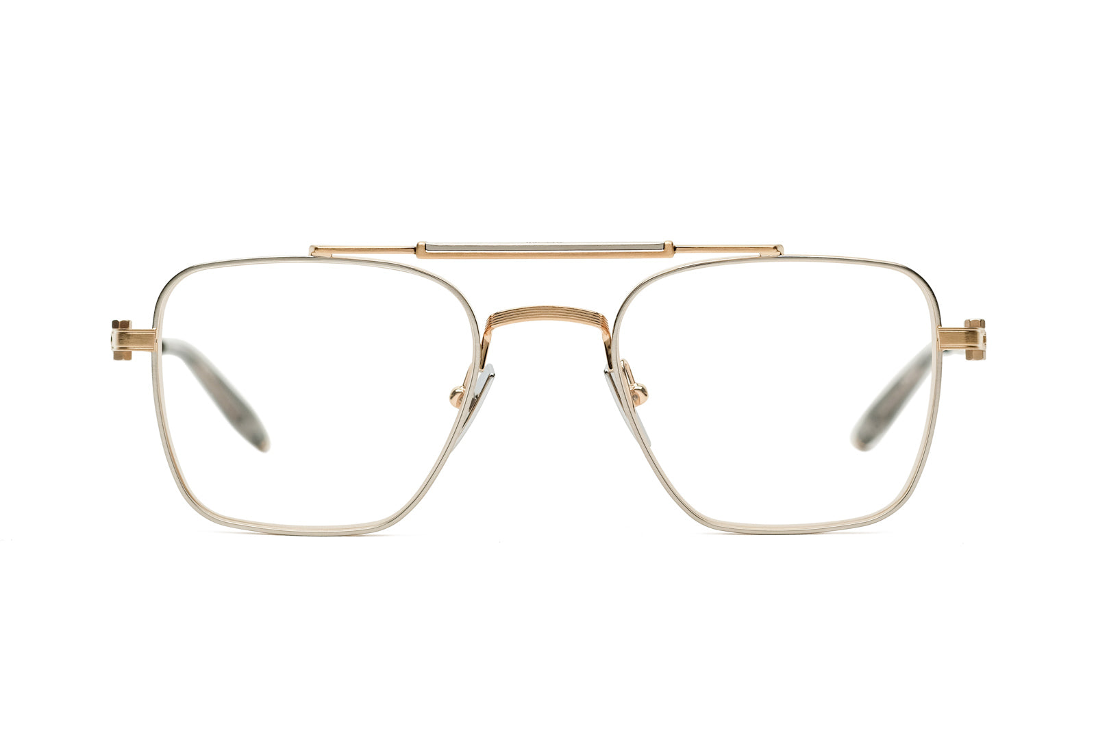 akoni europa rx brushed gold eyeglasses