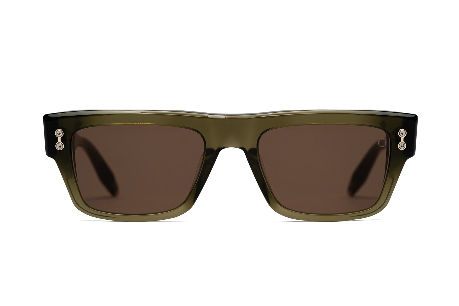 Akoni Leo Olive Sunglasses