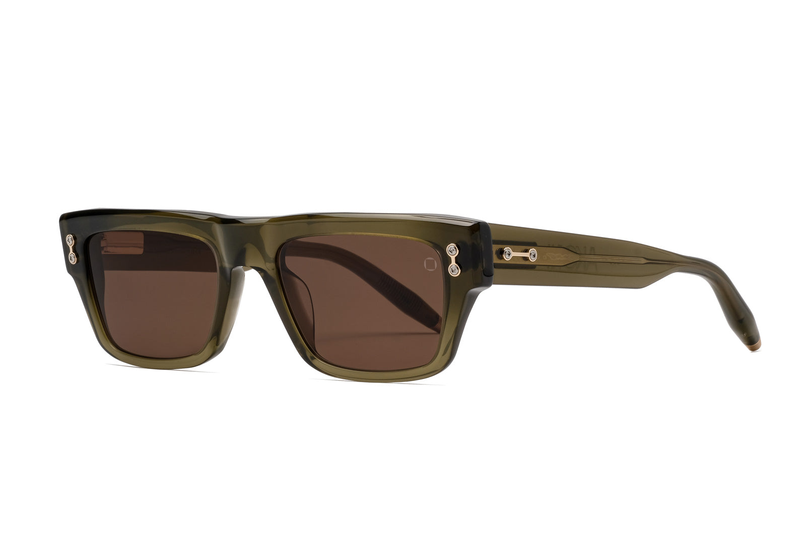 Akoni Leo Olive Sunglasses