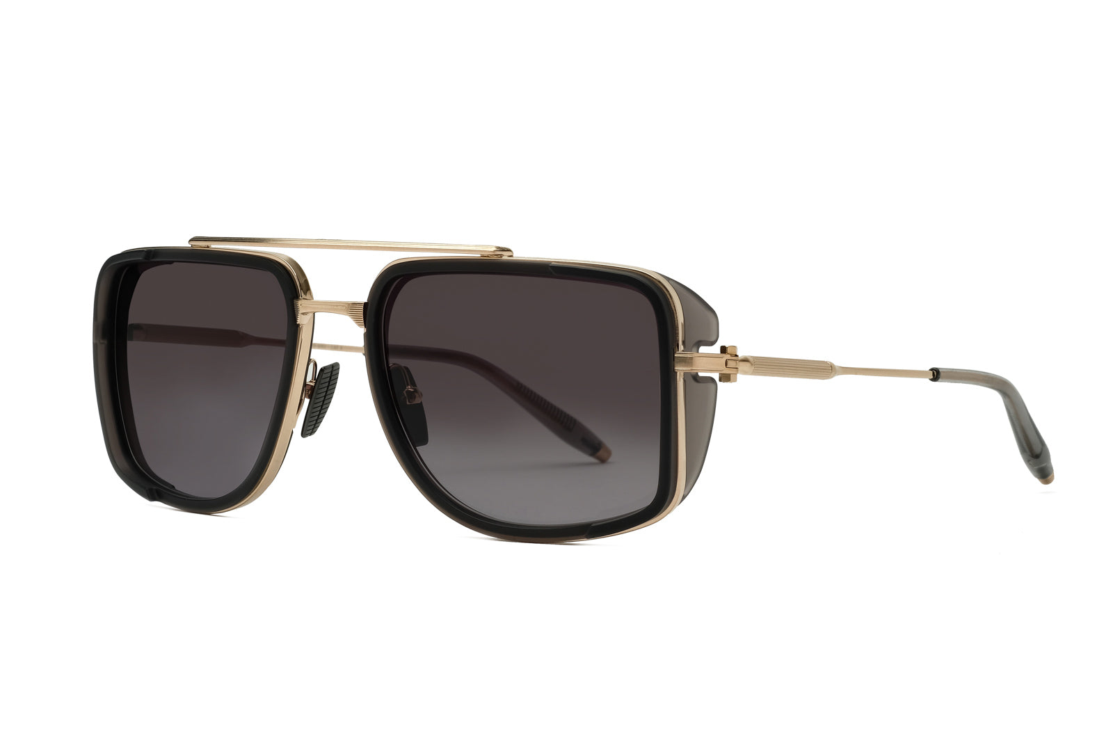 akoni stargazer gold brushed white gold sunglasses1